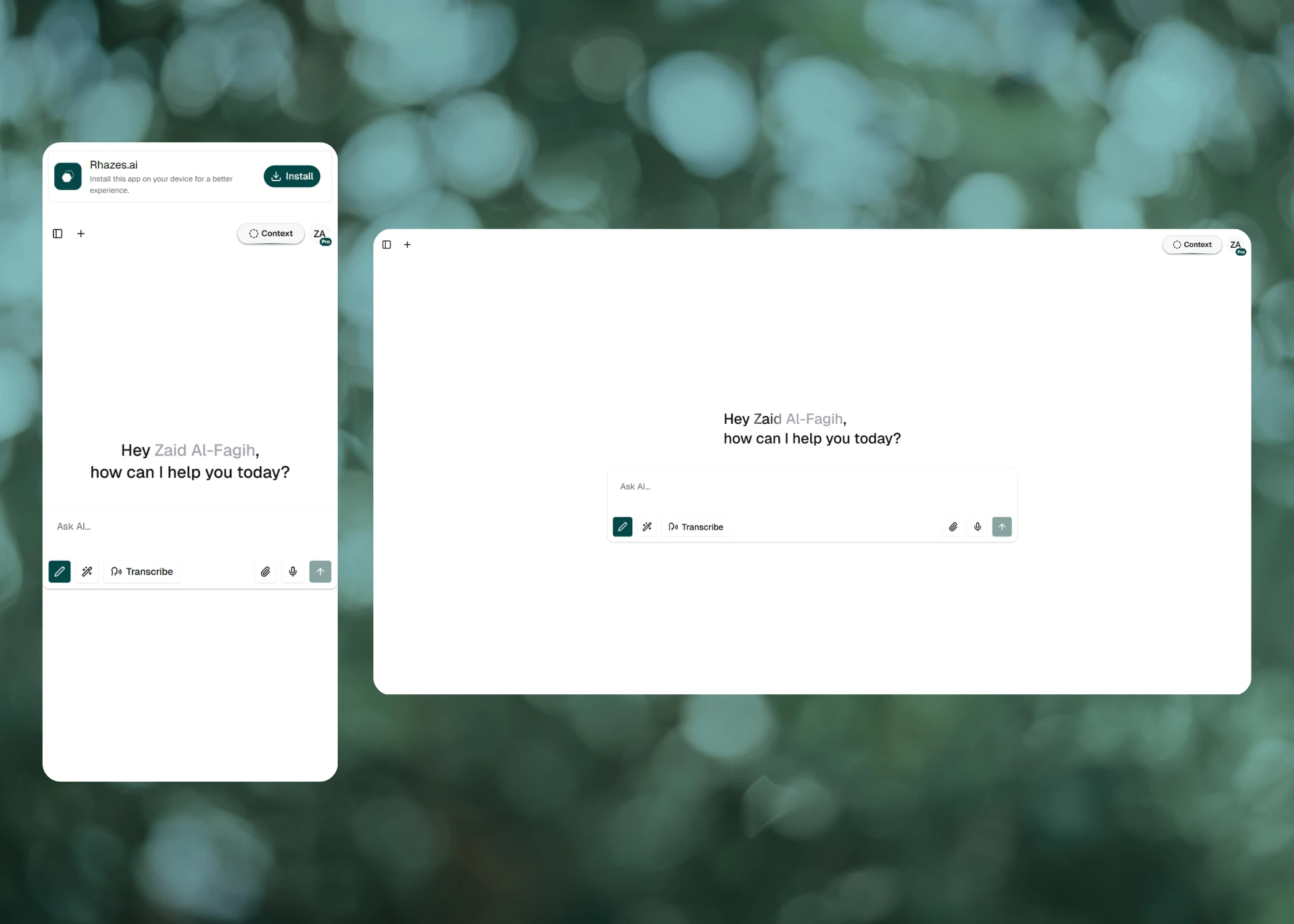Available on mobile, web, and desktop platforms.