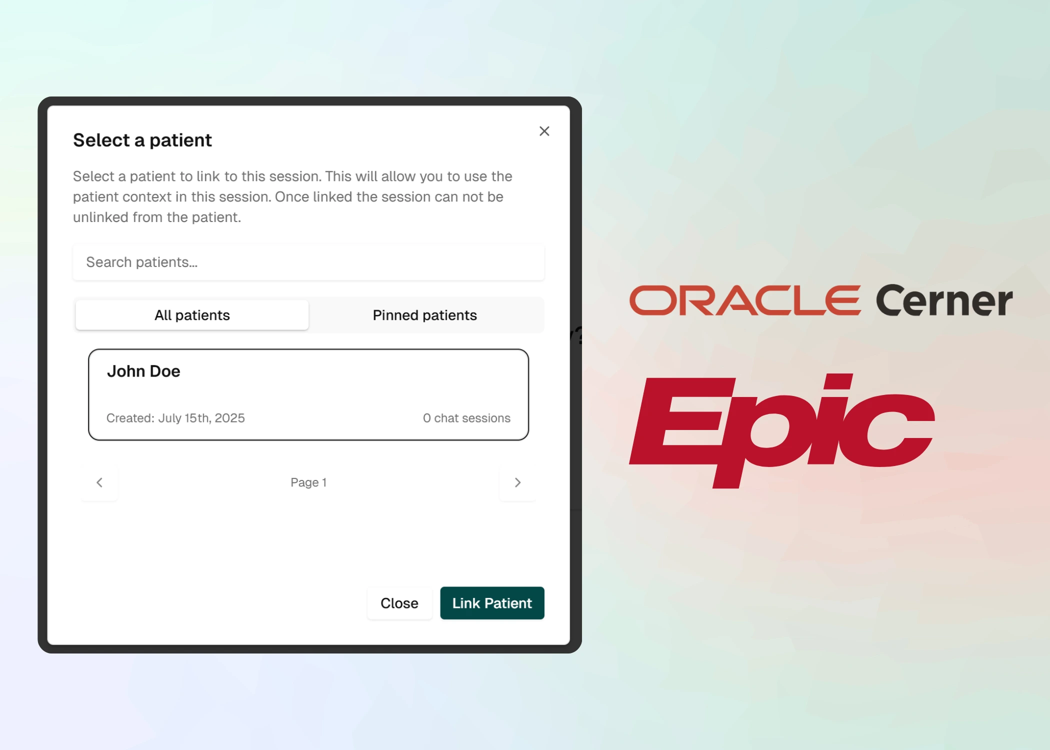 Integrates directly with your EPR.
